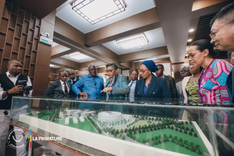 Judith Suminwa rassurée de la fin des travaux du grand centre culturel de la RDC avant son inauguré