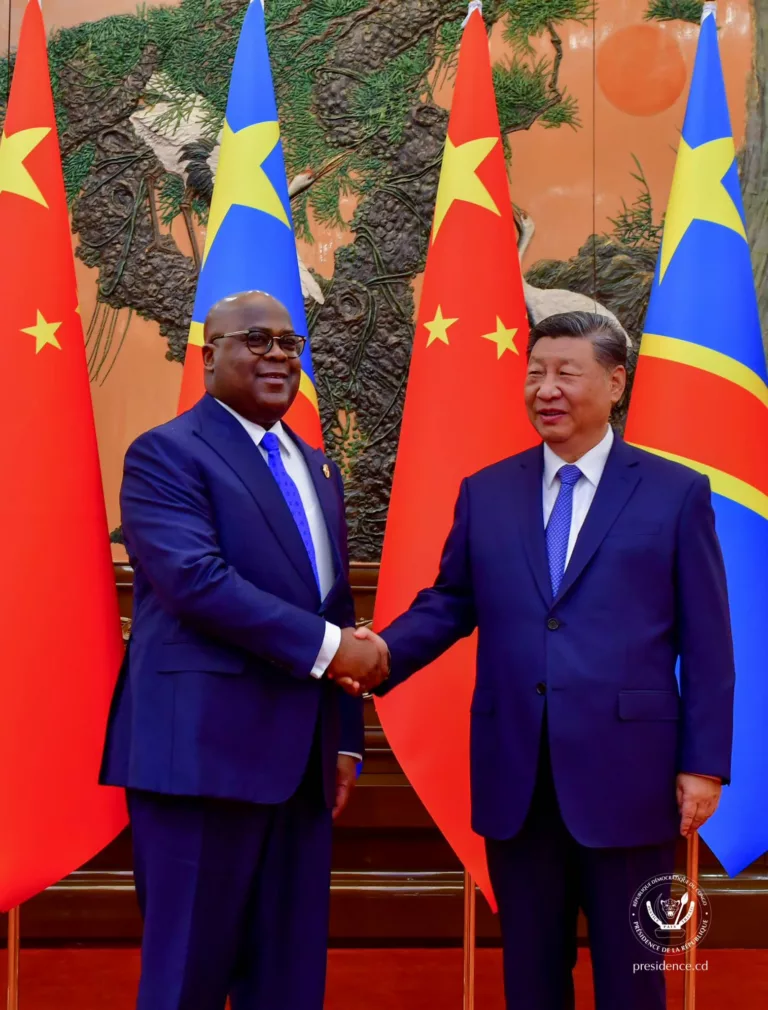 Le président Tshisekedi déterminé à étendre ses partenariats avec la Chine